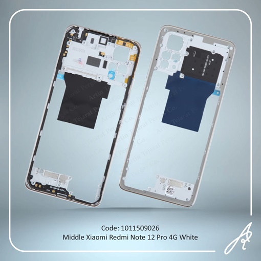 تصویر  MIDDLE REDMI NOTE 12 PRO 4G WHITE XIAO