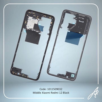 تصویر MIDDLE REDMI 12 BLACK XIAO