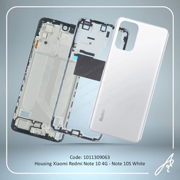 تصویر HOUSING REDMI NOTE 10 4G-NOTE 10S WHITE XIAO