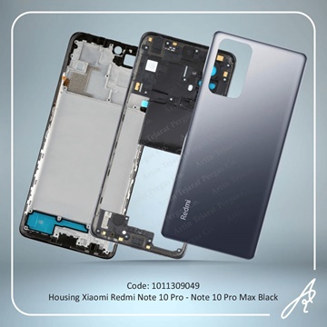 تصویر HOUSING REDMI NOTE 10 PRO- NOTE 10PRO MAX  BLACK XIAO