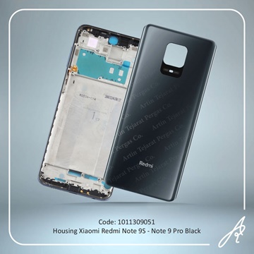 تصویر HOUSING REDMI NOTE 9S-NOTE 9 PRO BLACK XIAO