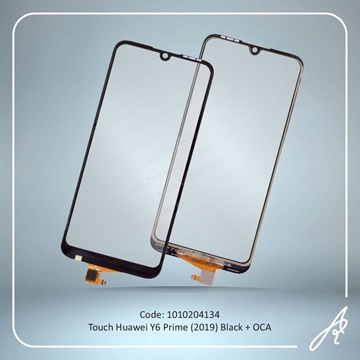 تصویر TOUCH Y6 PRIME 2019+OCA BLACK HUW