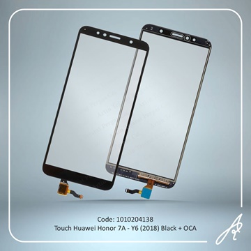 تصویر TOUCH HONOR 7A-Y6 2018+OCA BLACK HUW