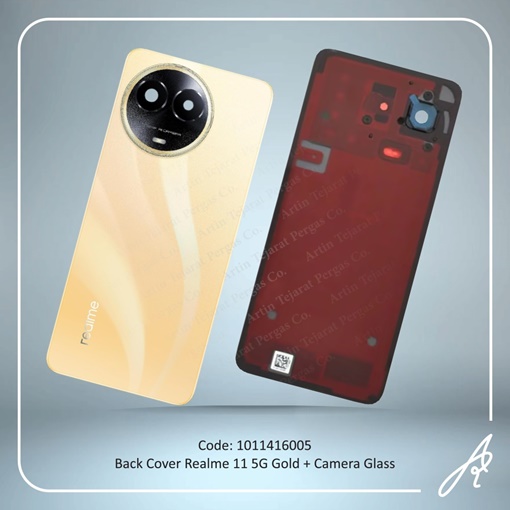تصویر  BACK COVER 11 5G GOLD WITH CAMERA GLASS REALME