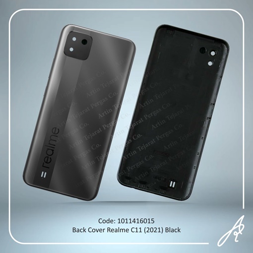 تصویر  BACK COVER C11 2021 BLACK REALME