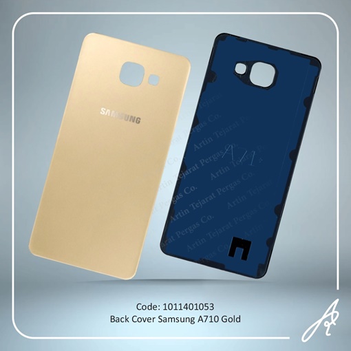 تصویر  BACK COVER A710 GOLD SAM