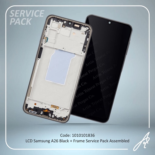 تصویر  LCD A26+FRAME BLACK SERVICE PACK ASSEMBLED SAM