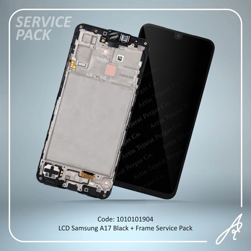 تصویر  LCD A17+FRAME BLACK SERVICE PACK SAM
